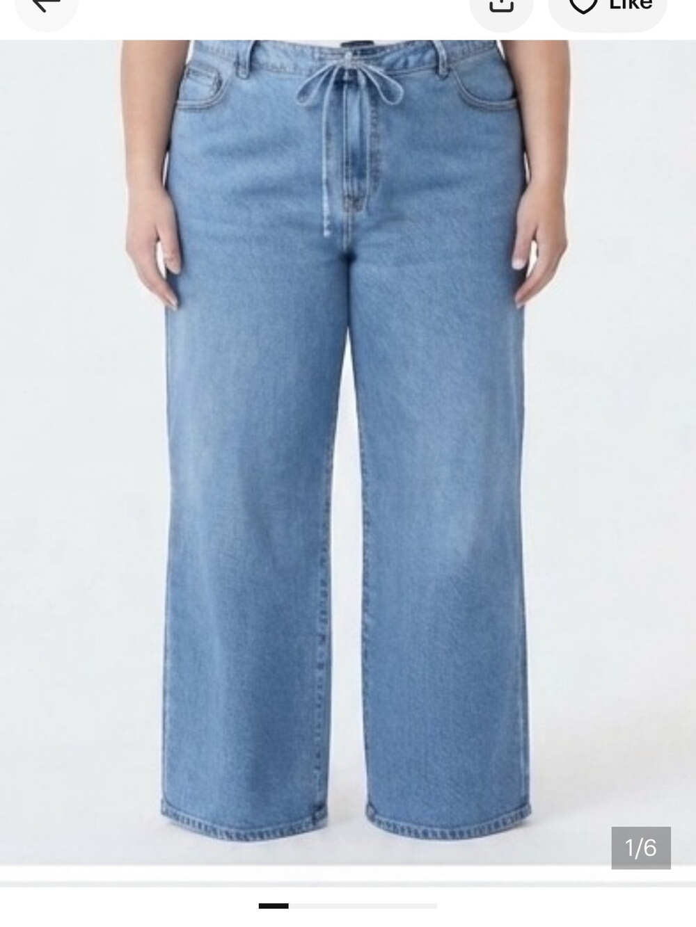 BUFFALO WIDELEG JEANS AND TIE BELT 18